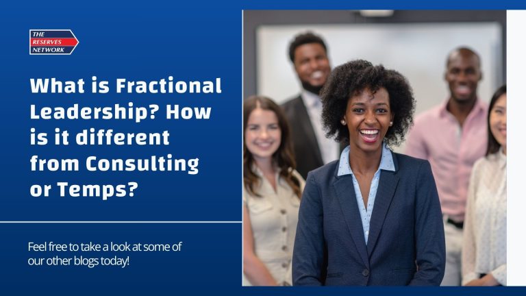 What is Fractional Leadership? How is it different from Consulting or Temps? 