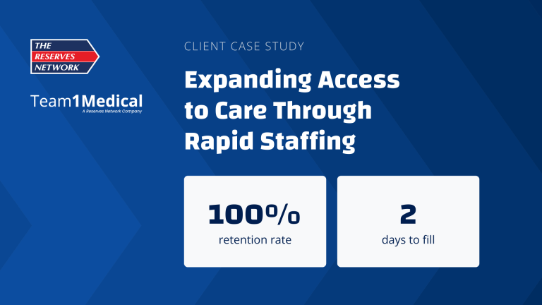 Expanding Access to Care Through Rapid Staffing 