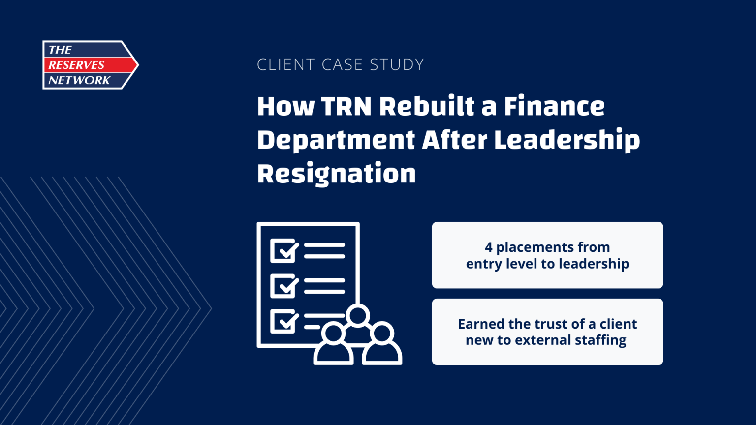 Trn Job How TRN Rebuilt a Finance Department After Leadership Resignation