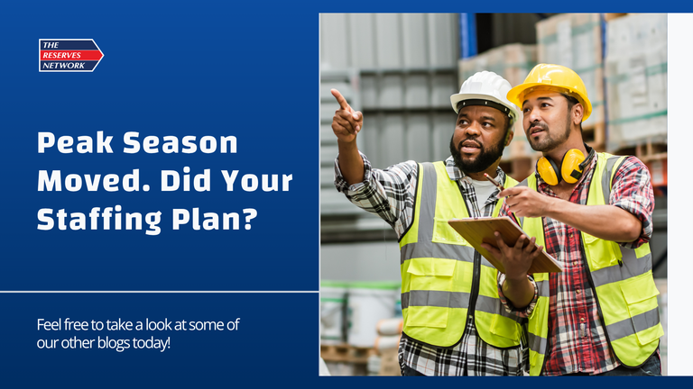 Peak Season Moved. Did Your Staffing Plan? 